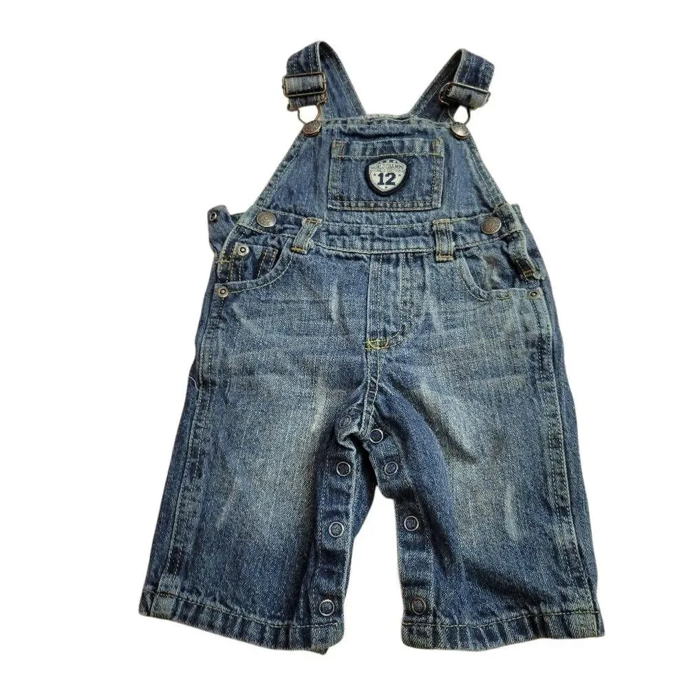 Koala Kids denim overalls 3/6 months